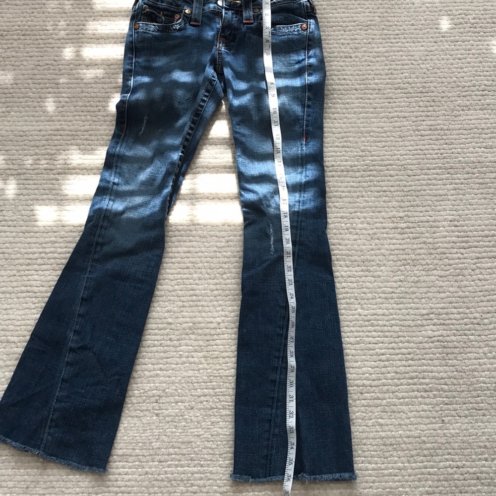 True Religion distressed flare jean 25 - Picture 11 of 13